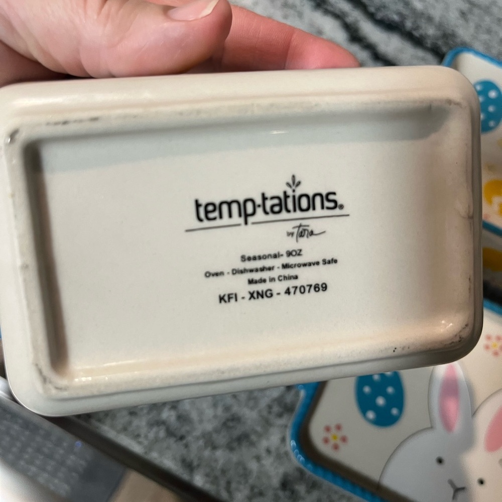 COPY - Temptations Easter Bunny and Egg Ceramic Bakeware Set - Picture 5 of 10